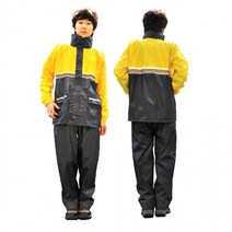 올망사 배달 우비 도롱이 오토바이 라이더 하의 상의, 빨강-곤색_XL 100호