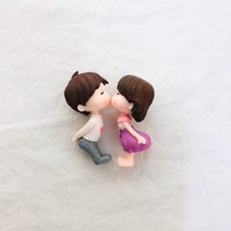 뽀뽀커플 피큐어 테라리움 미니어쳐, 화이트