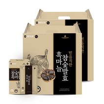 미쁨생활건강 믿음직한 참숯 발효 흑마늘 30p, 2개, 2100ml