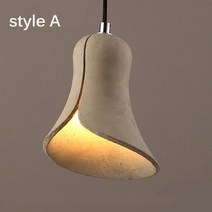 로프트 레트로 샹들리에 산업 스타일 레스토랑 바 아트 램프 의류 매장 카페 복도 시멘트 조절 펜던트, 01 Type A no bulb