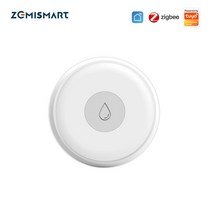 누수탐지기 아파트누수 Zemismart Tuya Zigbee 누수 감지기 Smart Home Overflow 보안 알람 ZMHK01 통해 homekit와 홍수 누출 센서 작동, 한개옵션0