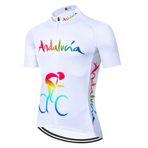 하키복 반티 하키 Proteam andalcia Maillot Ciclismo Hombre Verano 여름 빠른 건조 스페인 Camisa, jersey 7+4XL