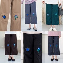 [엄마옷 로즈맘] 쿠단자수밴딩바지/엄마바지 50대여성바지 중년바지 중년여성바지 5060
