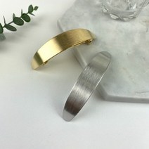 국산 무광 스크래치 타원 자동핀 22