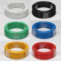 HIV 2.5SQ 단선 전선 케이블 전기선 VCT 신축 인테리어 실내 실외 에어컨 통신 음향기기 전등, 녹색