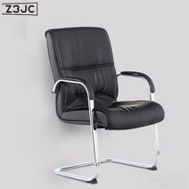 Z3JC 가정용 활 서재 책상과 의자 회의용 심플 데이트 손님 사무용 의자입니다., Z3JC 블랙 A타입 싱글입니다.