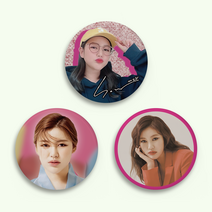 송가인굿즈 송가인 냉장고 마그넷(자석버튼) 3종 세트