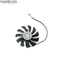 HA8010H12F-Z 75MM 2PIN GTX 1030 GEFORCE 750TI 750 N740 GTX730 GTX740 R7 250 그래픽 카드 냉각, One Color, One Size