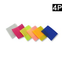 앞머리 고정 찍찍이 패드 잔머리 정리 머리카락 흘러내림 방지 옆머리 4P X10, 10개