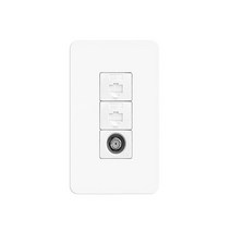 베뉴 1개용 CA2방 +8P+8P 복합 안테나 TV 인터넷 랜선 멀티 콘센트 HDVN-CT288S1 콘센트설치부속품, 선택없음