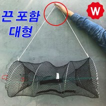 바다 민물 문어 미꾸라지 장어 낚시 채비 통발 투망 그물 미끼 뜰채 뜰채망 부력망 새우망, 원형통발 특대형35x60