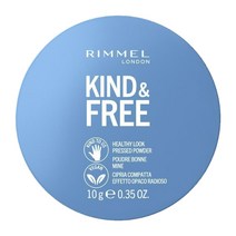 Rimmel 림멜 카인드 앤 프리 160 미디엄 프레스드 파우더 10g Kind & Free Pressed Powder, 1개, 상풍설명참조