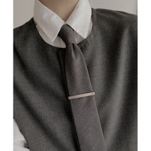 얇은 슬림넥타이 고급무광소재 3종 블랙 네이비 그레이 자동 넥타이 [뉴핑크플레이스]