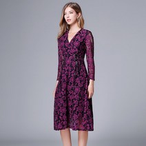 퍼플 수입 결혼식 랩 원피스 맘 중년 돌잔치 빅 사이즈 하객룩 엄마 88 상견례 여성 가족 대여 브랜드 ootd 혼주 연보라 사진 신도시 브랜드 복장 50대 60대