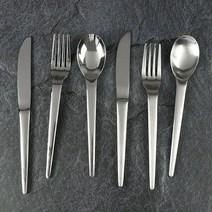 미러 커트러리 (2타입) 양식기 무광 나이프 포크, 미러커트러리(무광)