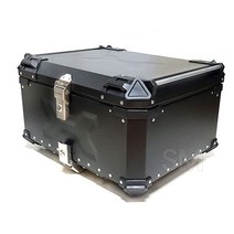 오토바이 알루미늄 탑박스 90리터 대용량 브라켓 배달통 플레이트포함