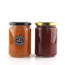 82파이 신원형500 42개 잼병 유리병 (약 지름8.6cm 높이12.6cm 마개8.2cm 용량500ml), 은색러그캡