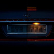 붙이는 SUV 트렁크 LED바 12v 승용차 브레이크등 작업차량, 120cm 흰띠 옐로우