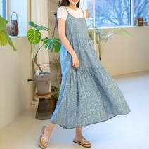 클로이 뷔스티에 원피스 5color / 빅사이즈F XL (44~99) / 인견 레이온 안개꽃 무지 롱 캉캉 / 레이어드 쿨원단