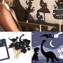 아기그림자놀이 공룡 그림자극장 창의력놀이 그림자동화 그림자교구