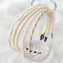 노이드비 5종세트 여성 러블리 진주 데일리 머리띠