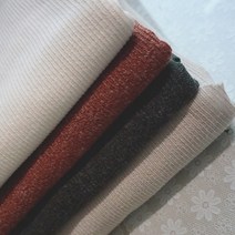 원단대장 레이온혼방 TR 골지 무지 스판 니트 다이마루 의류용, 30번컬러(빨강색)