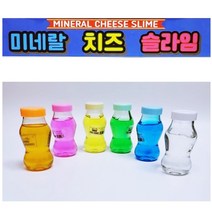 j (12개입) 1000 미네랄치즈슬라임-(콜라병 투명) 액체괴물 묵사발 말랑이