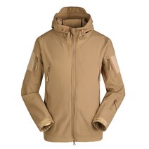 레인 자켓 겨울 방한 방수 방풍 위장 밀리터리 바람막이 낚시복 낚시바지, S.카무플라주 바람막이(카키 톱)