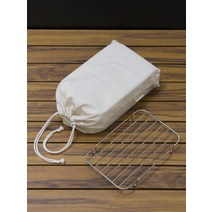 탑앤탑 미니 사각 찜망 세트 L (T1203123L) 손잡이 반합 백패킹 찐만두 요리