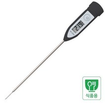 CS-101(블랙) 방수 디지털 탐침 중심온도계, 아쿠바 CS-101(블랙) 방수 디지
