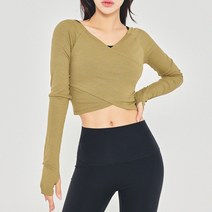 뮤즈마인 - 와이드 브리제 커버업 슬리브 카키 요가복 필라테스 상의 커버업 헬스 테니스 홈트 발레 폴웨어 크롭 여리핏, 핑크, M