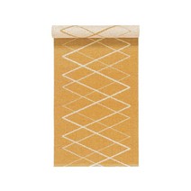 스칸디리빙 피크 PVC 러그 mustard 70x250cm