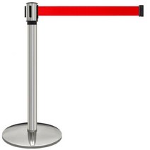 벨트차단봉 바리케이트 가이드라인 헤어라인 5m 5cm, 헤어라인 베이스+청색