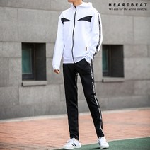 하트비트 트리너 후드집업 트레이닝 세트 베이직핏 운동복 커플 추리닝 단체복 남자 여자 남여공용 빅사이즈 커플티 츄리닝 트레이닝복 셋트 츄리링