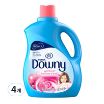 다우니 울트라 섬유유연제 에이프릴 프레쉬 본품, 3.06L, 4개