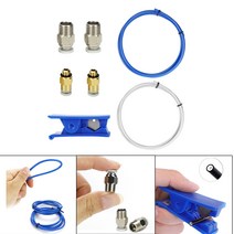 초정밀 Creality Ender 20 3 Pro 용 1.75mm 필라멘트 XS 시리즈 PTFE 튜브 커터가있는 7 Pcs 3D 프린터 부, 한개옵션0