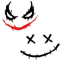 JOKER 조커 차량용 데칼 튜닝 스티커, 1개, 선택-2그레이(대)