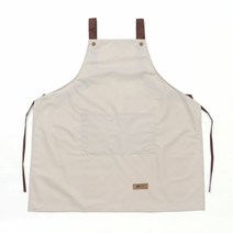 업소용 방수앞치마 PVC 바리스타 미용실 공방 중형 앞치마 2p, 아이보리, 2개