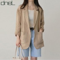 드넬 드넬 원버튼린넨자켓DJ11535A