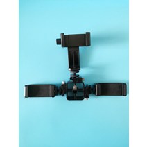 핸드폰집게거치대 아나운서 라이브 3 위치 기 덥다 부츠 운대 많다 받침대 확장함 카메라 삼두 고정 부품 1631398972, 3기 위치 _2개 a cell pho