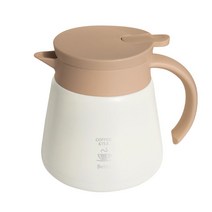 세이타 핸드드립 서버포트 보온주전자 600/800ml 윤스테이 커피서버, 800ml, 아이보리