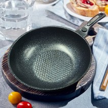 [코코베네]티타늄 IH 인덕션 &가스 마블 궁중팬, 웍30cm