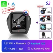 현대 ix35 투싼 2009-2015용 안드로이드 11 9.7quot car radio 멀티미디어 2 din navigation carplay 스테레오 헤드 유닛 오디오 스피커, s3-cam-dvr-carplay