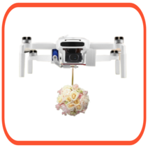드론 DJI FIMI X8 미니 드론 낚시 미끼 결혼 반지 선물을위한 에어 드롭 시스템은 Thrower Kit, DJI FIMI X8 드론전용 Thrower Kit