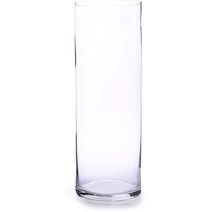 일본직발송 4. Splenno [스플렌노] 꽃병 세련 투명 대형 유리화병 플라워베이스 화기 실린더 원기둥 vase, 10x30_One Color, One Color