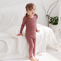 아바마 아기 유아 가을 겨울 내복 배앓이방지 긴팔 구름 실내복