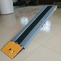 휠체어경사로 계단 장애인 경사로 발판 경사판 진입판, 1m 오토바이 휠체어 범용