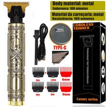 헤어 뜨거운 T9 0mm 전문 헤어 클 수염 트리머 전기 면도기 남성 이발사 커팅 머신, CHINA_OHS S3 Man