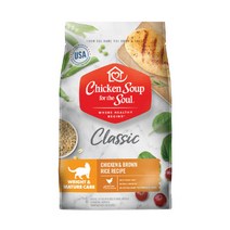 치킨수프 클래식 웨이트 머츄어케어 캣 닭고기와 현미 건식사료 정품, 닭 x 2.04kg x 1개