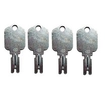 Mover Parts (4) Forklift Key for Clark Yale Hyster Komatsu Gradall Gehl Crown & More 166 null, 1, Mover Parts (4) Forklift Key f